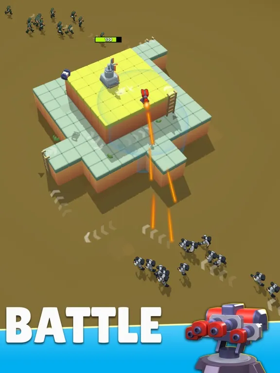 Tower Land : War Strategy iPad  سکرین شاٹس
