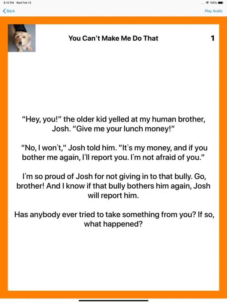 Bullies and Life Lessons iPad 应用截图