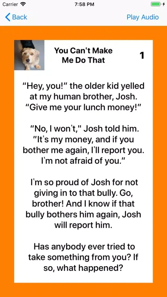 Bullies and Life Lessons应用截图