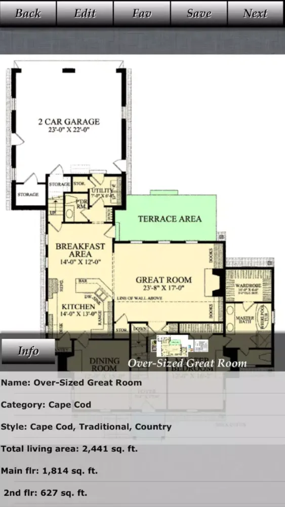 Cape Cod - Family House Plans স্ক্রিনশট