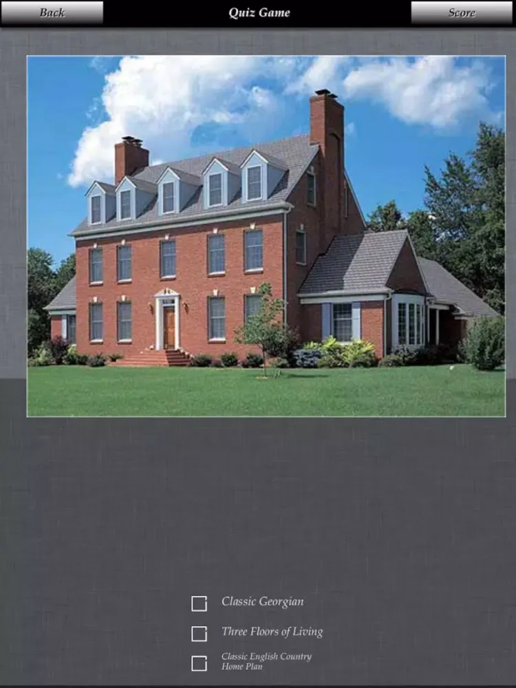 صور Georgian - Family House Plans iPad 