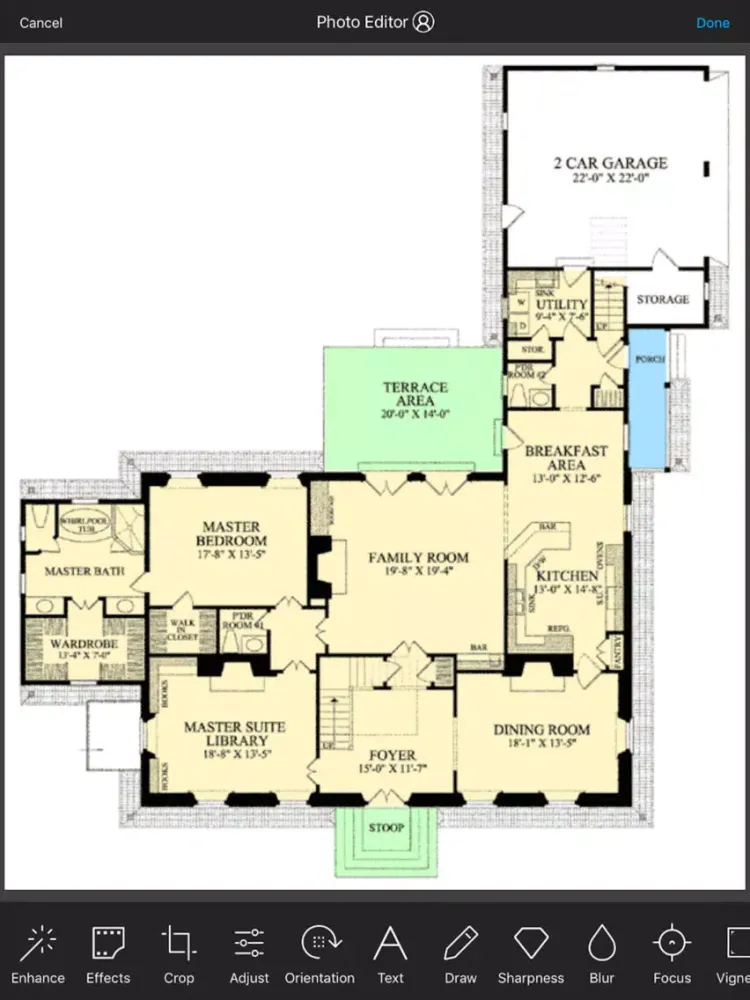 صور Georgian - Family House Plans iPad 