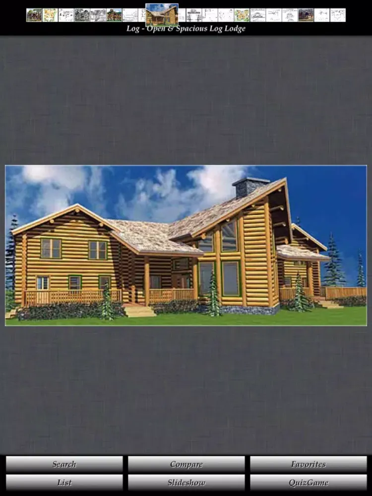 Log House Design - House Plans iPad  Screenshots