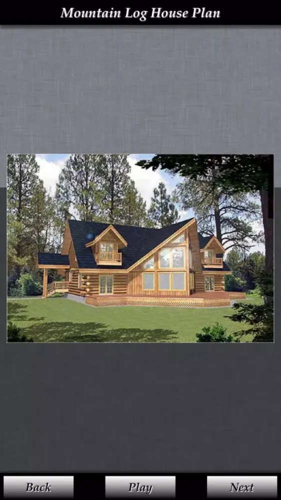Log House Design - House Plans Screenshots
