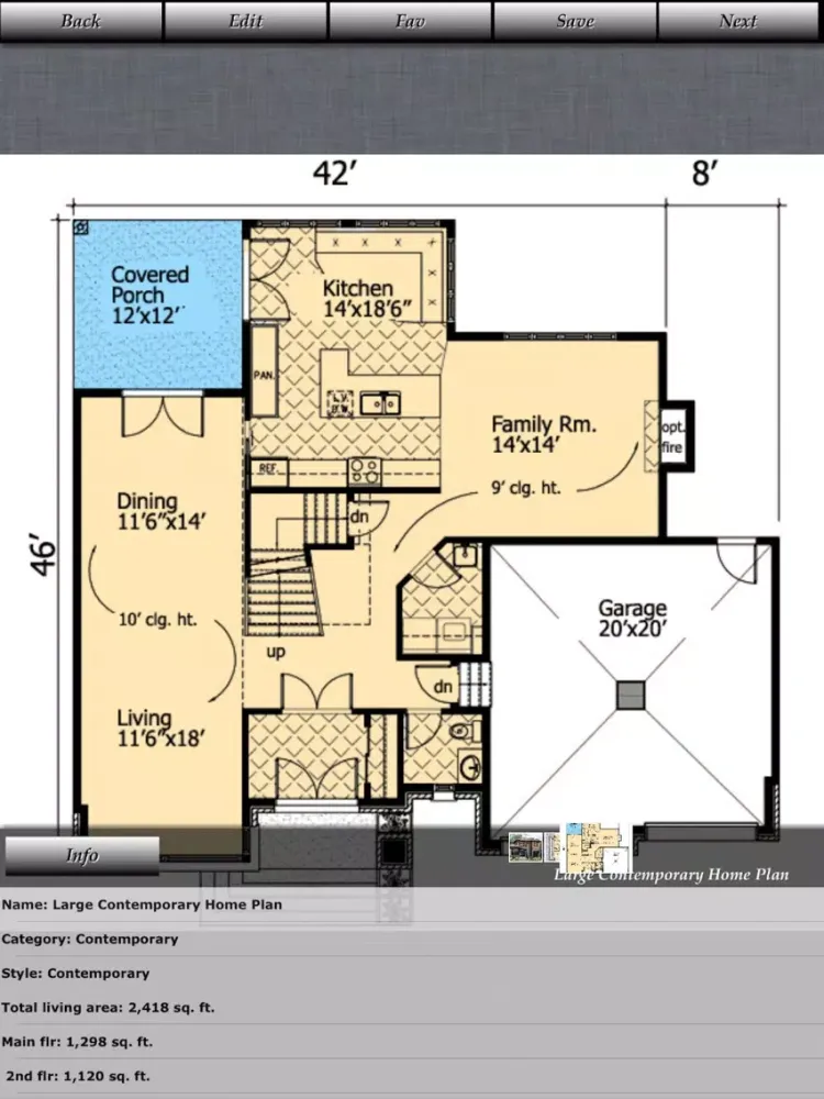 Vacation - Family Home Plans iPad 应用截图