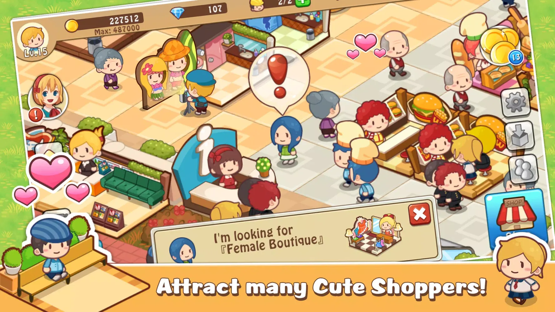 Happy Mall Story: Sim Game Screenshots