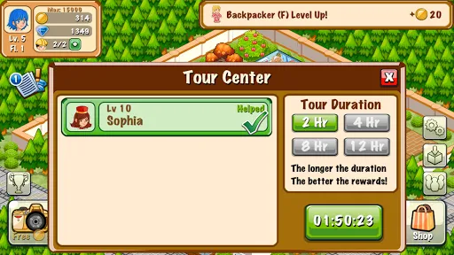 ภาพหน้าจอของ Hotel Story: Resort Simulation