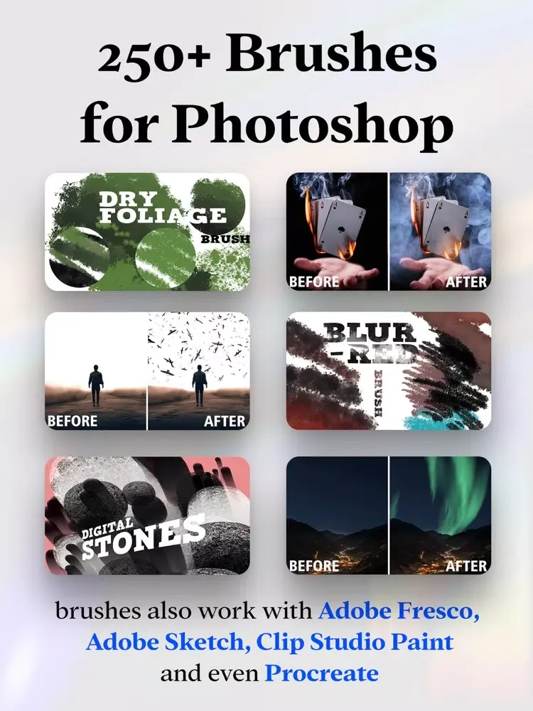 Captures d'écran de Brushes for Photoshop iPad 