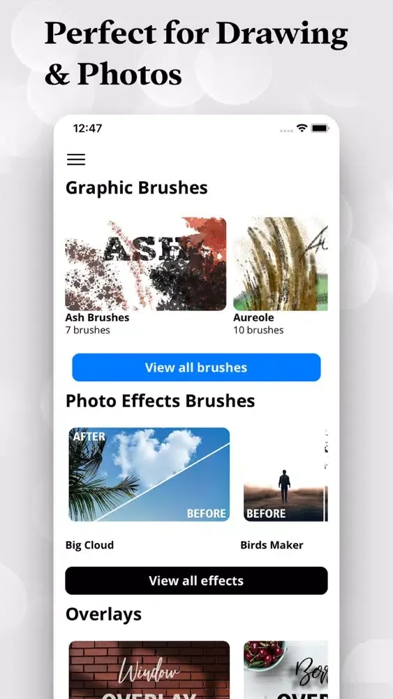 Captures d'écran de Brushes for Photoshop