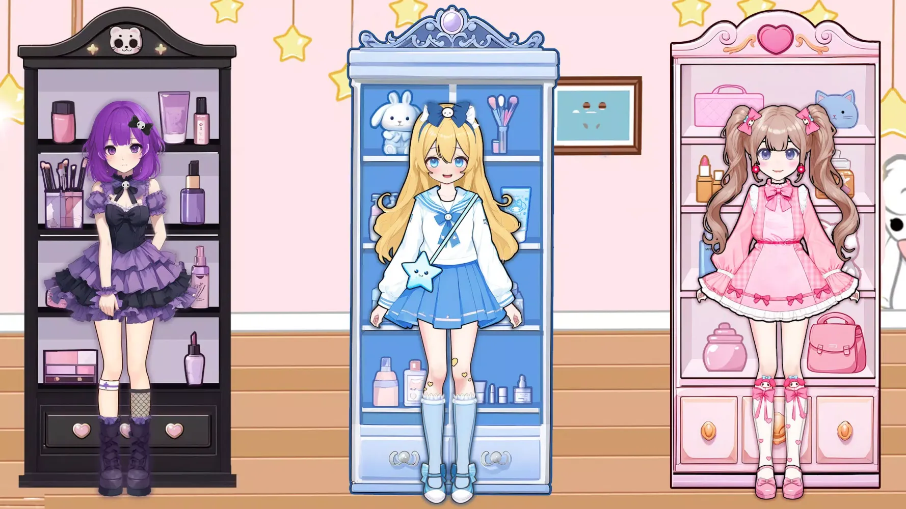 Zrzuty ekranu Anime Dress Up and Makeup Game