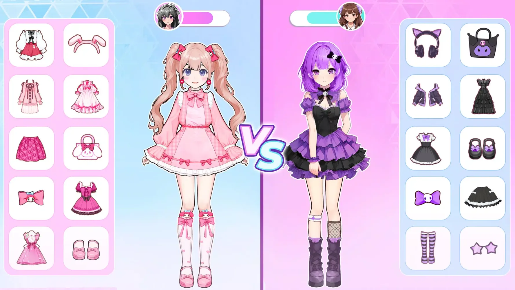 Zrzuty ekranu Anime Dress Up and Makeup Game