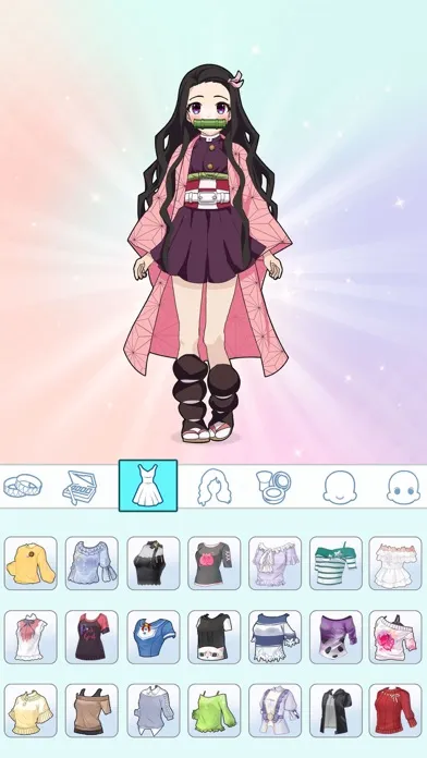 Capturas de pantalla de Anime Dress up Games Fashion