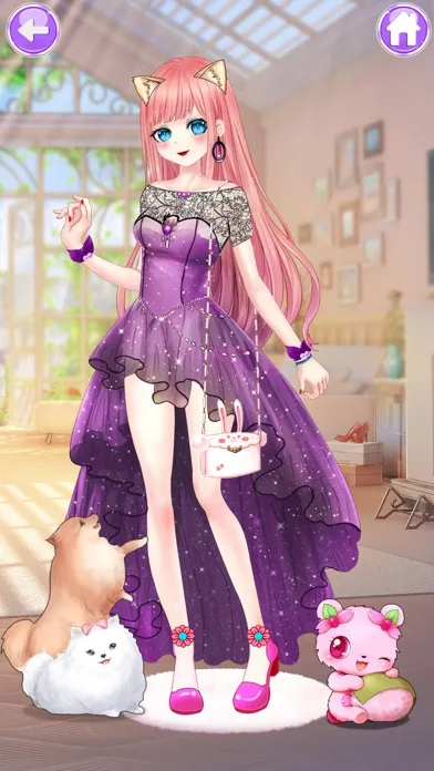 Capturas de pantalla de Anime Dress up Games Fashion