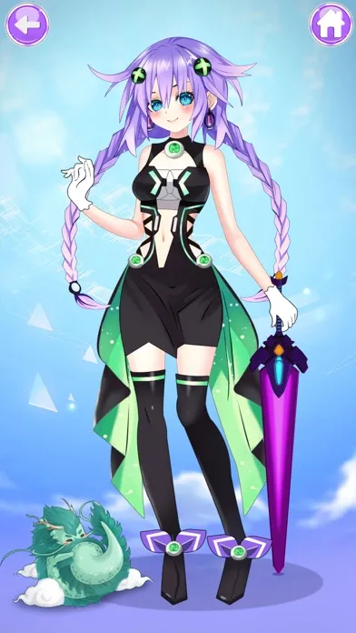Capturas de pantalla de Anime Dress up Games Fashion