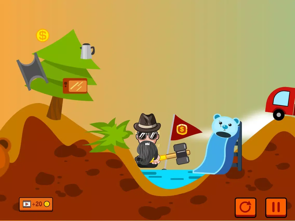 Getting Over It - Hammer Man iPad  स्क्रीनशॉट