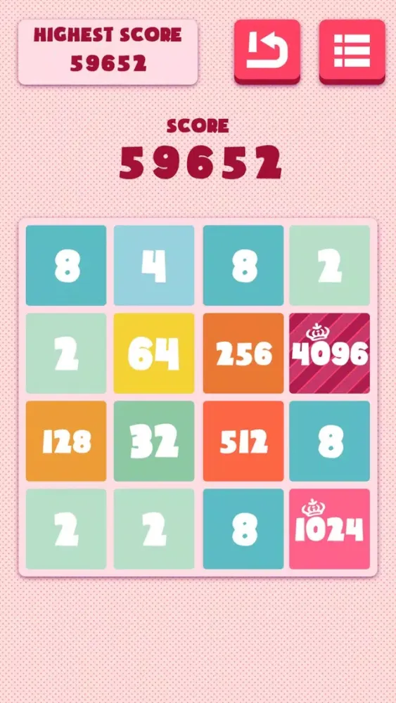 Capturas de pantalla de 2048 Puzzle Mania
