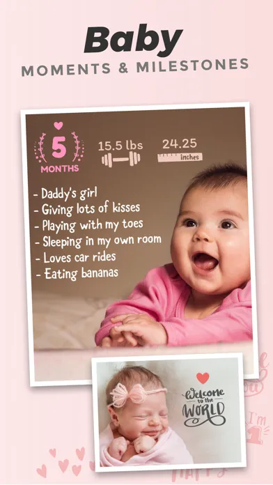 Captures d'écran de Adorable - Baby Photo Editor