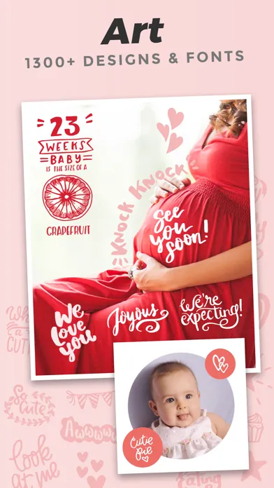 Captures d'écran de Adorable - Baby Photo Editor