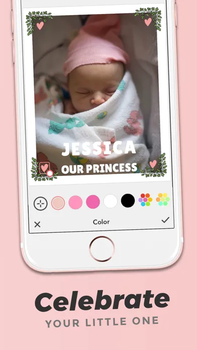Captures d'écran de Adorable - Baby Photo Editor