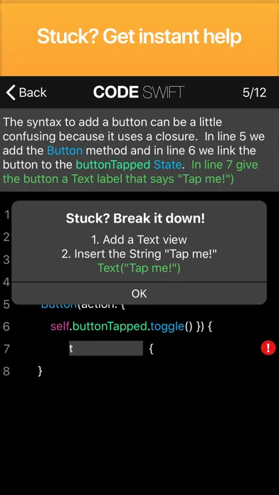 Capturas de pantalla de Learn SwiftUI