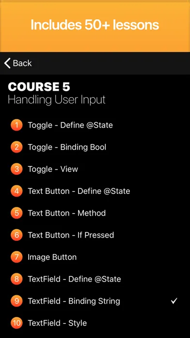 Capturas de pantalla de Learn SwiftUI