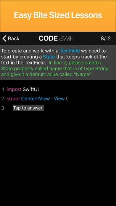 Capturas de pantalla de Learn SwiftUI