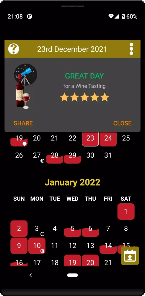 AstroWine स्क्रीनशॉट