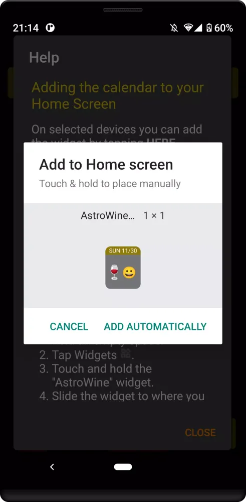 AstroWine स्क्रीनशॉट
