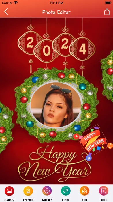 New Year 2024 - Photo Frames Screenshots