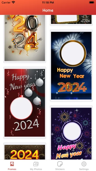 New Year 2024 - Photo Frames Screenshots