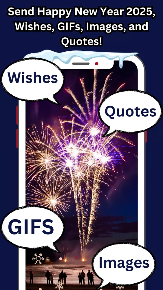 Happy New Year 2025 Wishes Screenshots