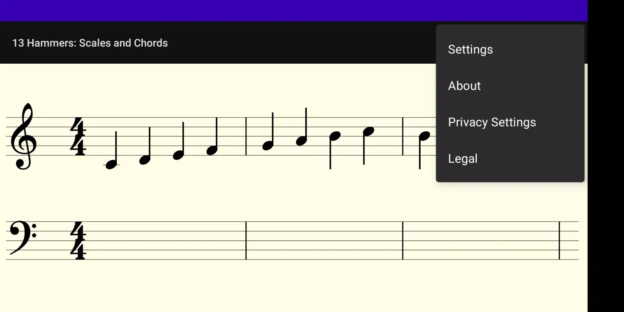 Capturas de tela do 13 Hammers: Scales and Chords