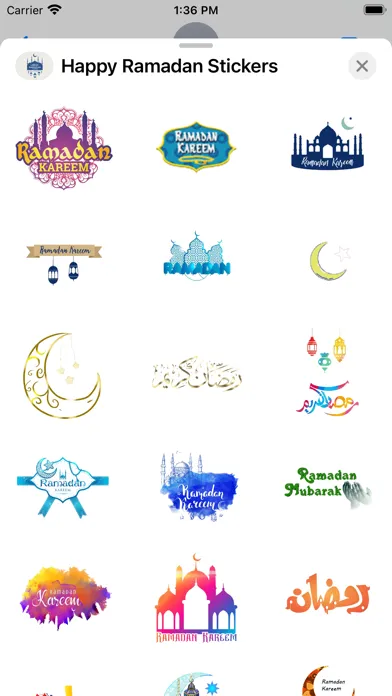 صور Ramadan Stickers Pack