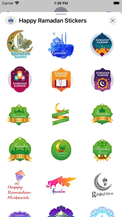 صور Ramadan Stickers Pack