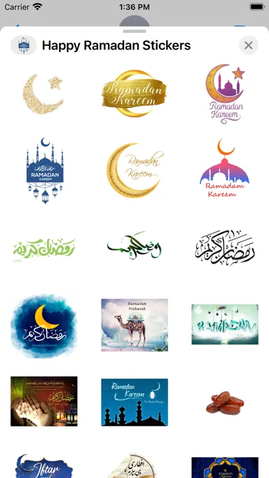 صور Ramadan Stickers Pack