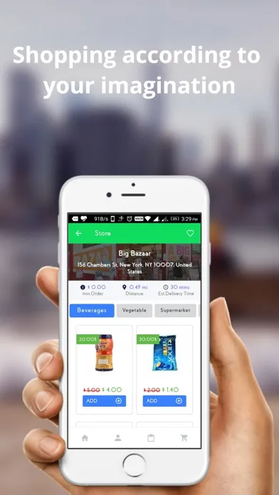 Screenshot di Happy Shopping Customer App