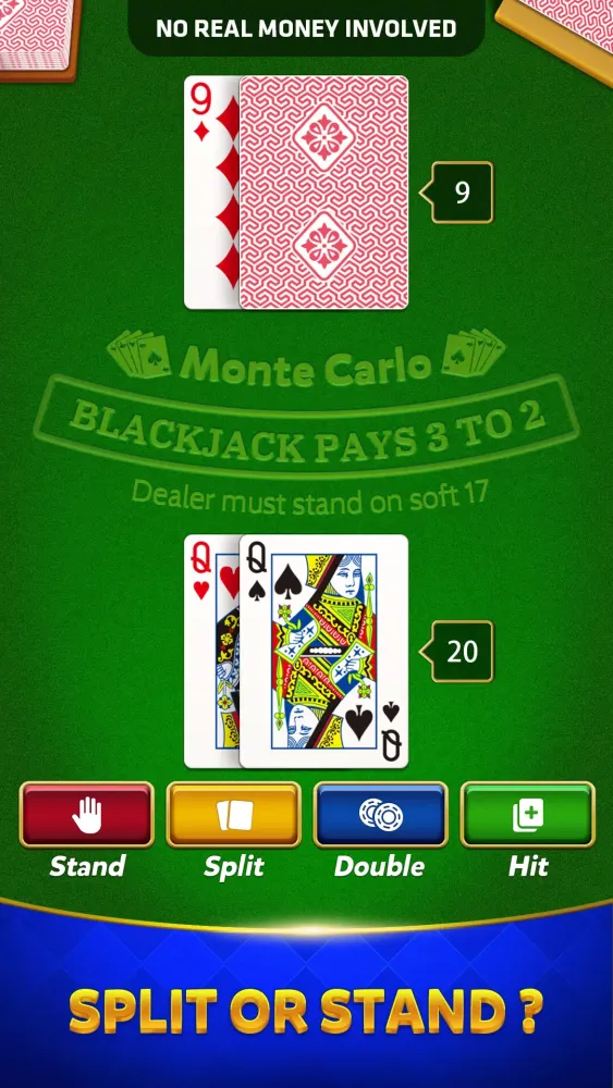 Screenshot di Blackjack