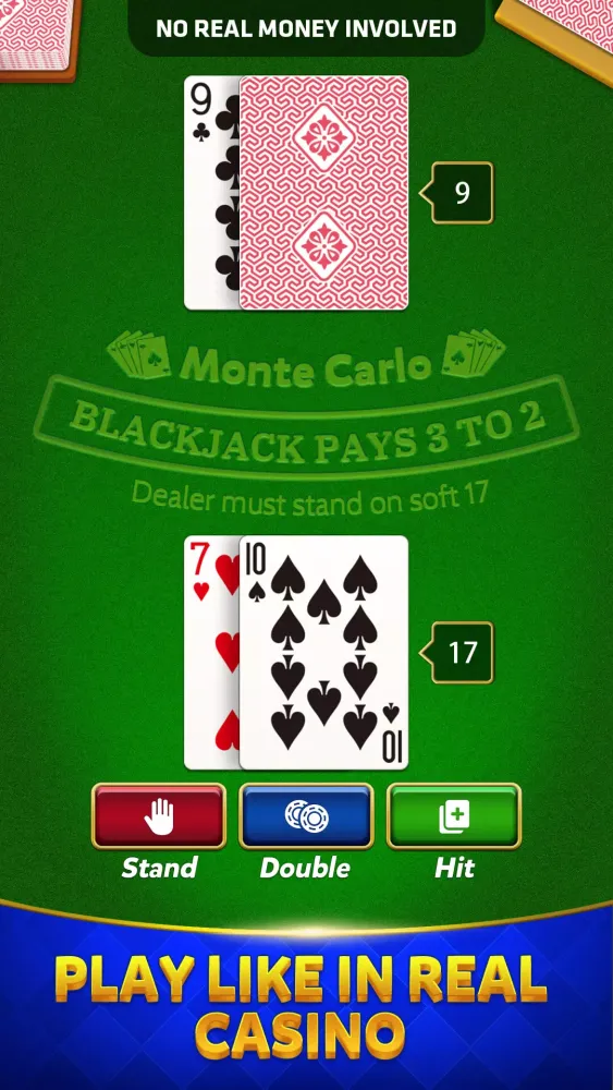 Screenshot di Blackjack