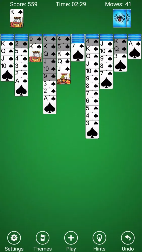 Spider Solitaire Screenshots