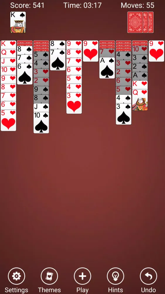 Spider Solitaire Screenshots