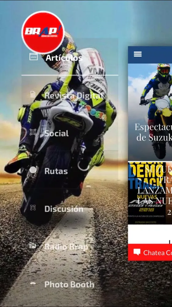 Tangkapan layar Brap- Revista de Motociclismo