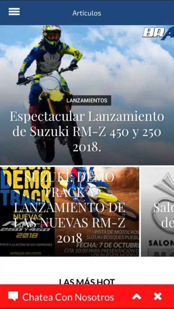 Tangkapan layar Brap- Revista de Motociclismo