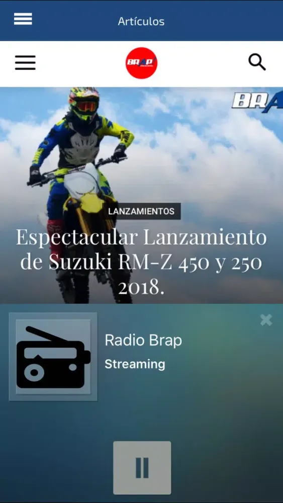 Tangkapan layar Brap- Revista de Motociclismo