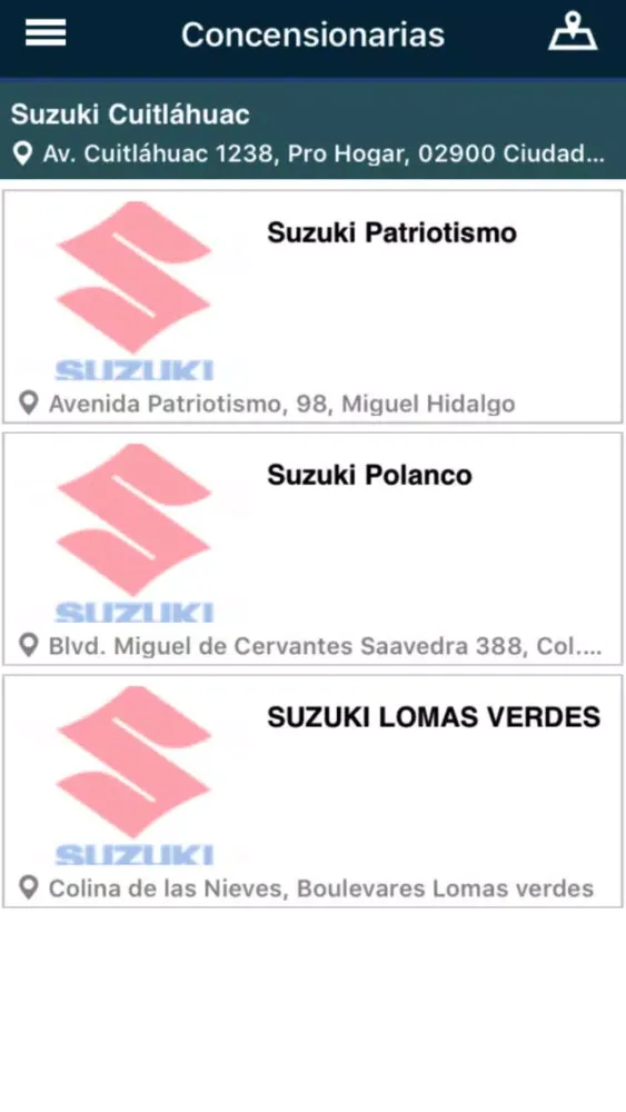 Screenshot di Suzuki