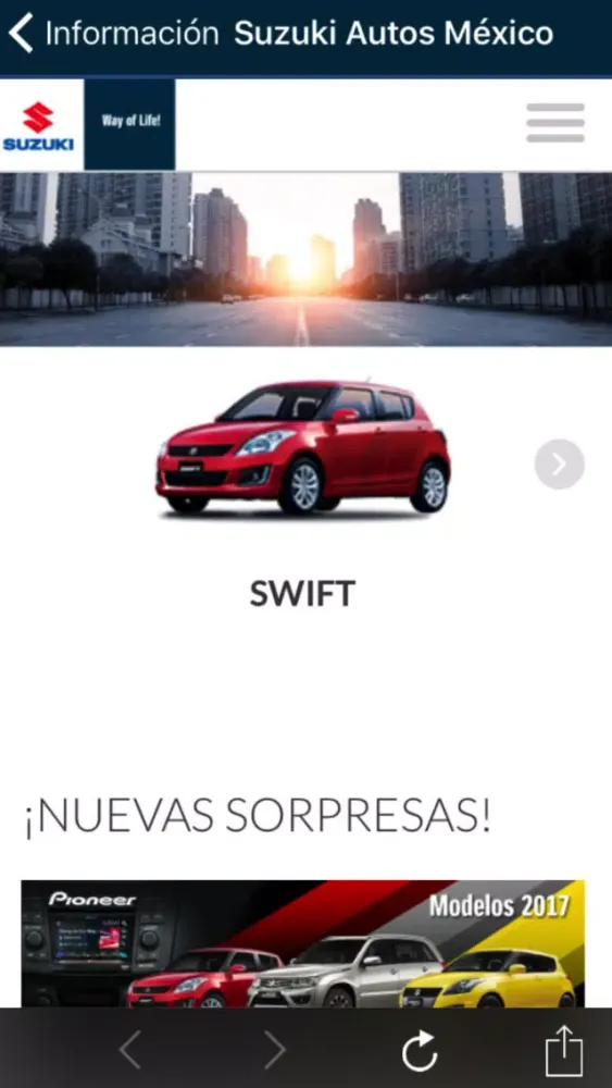 Screenshot di Suzuki