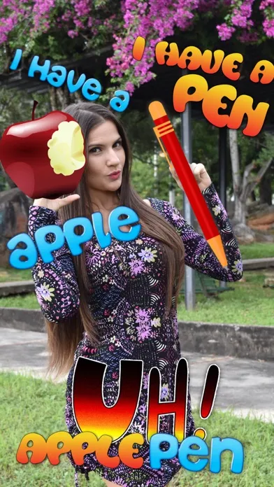 PPAP Photo Editor for Pen Pineapple Apple Pen स्क्रीनशॉट