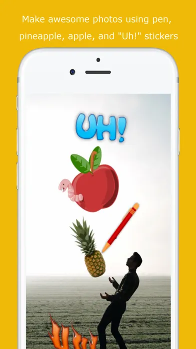 PPAP Photo Editor for Pen Pineapple Apple Pen स्क्रीनशॉट