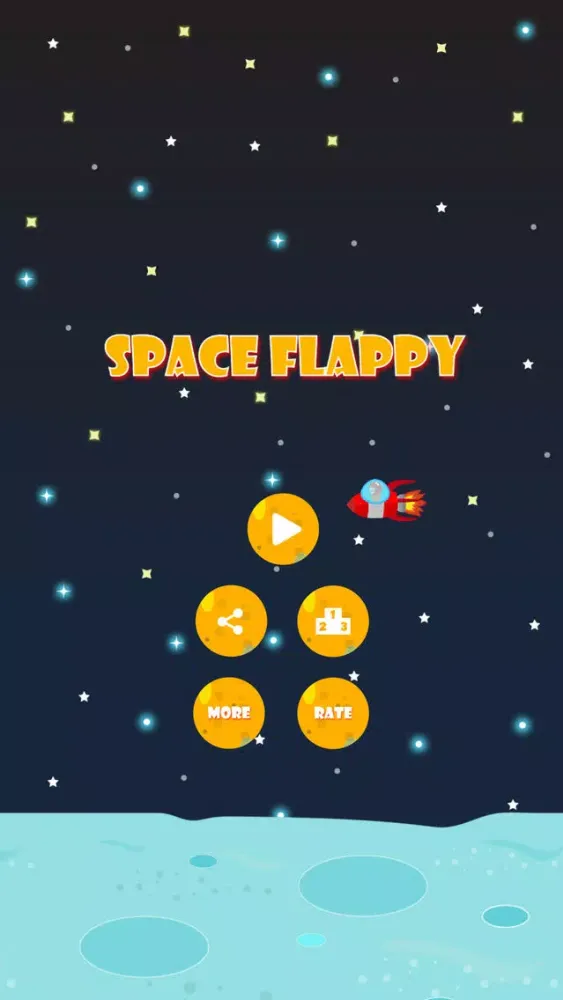 Space Flappy - Reverse Flappy Game Screenshots