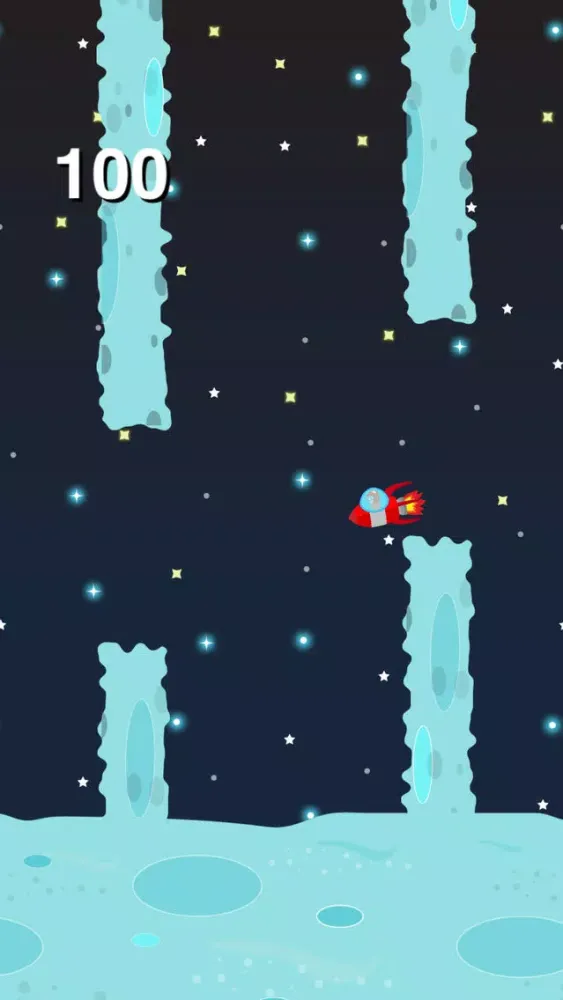 Space Flappy - Reverse Flappy Game Screenshots