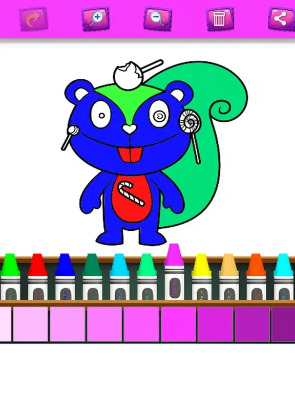 Скриншоты Happy Tree Coloring Friends iPad 